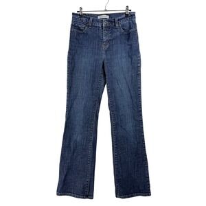 Levi's 512 Perfectly Slimming Boot Cut Jeans Womens 8 Medium Dark Wash Denim